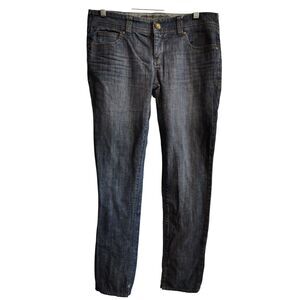 Level 99 Women's Size 30 Dark Wash Blue Denim Skinny Jeans